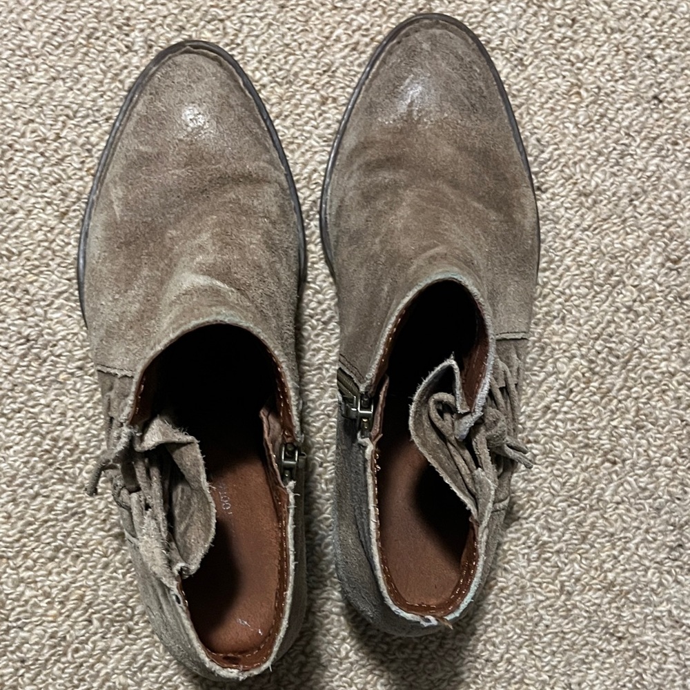 Womens Born Suede Ankle Boots - 7M - Picture 4 of 7